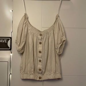 S Rebellion Off the Shoulder Top